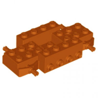 dark orange vehicle base 4 x 8 x 1 1 3