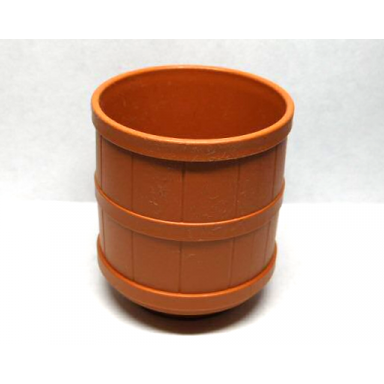 dark orange duplo container barrel