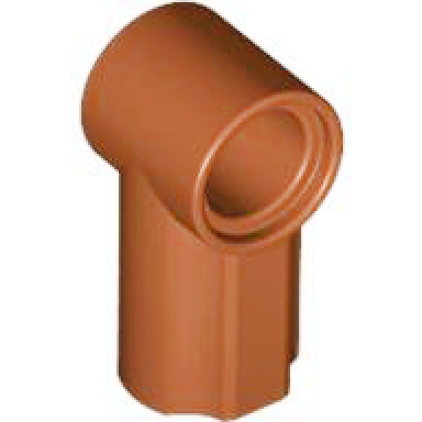 dark orange technic axle and pin connector angled 1