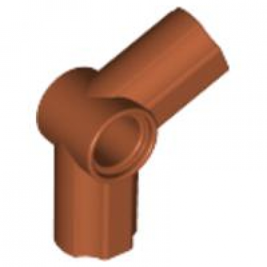 dark orange technic axle and pin connector angled 5 - 112.5 degrees