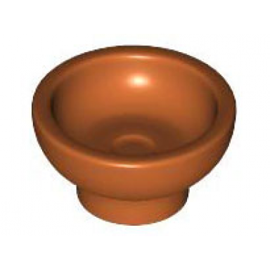 dark orange minifigure utensil bowl
