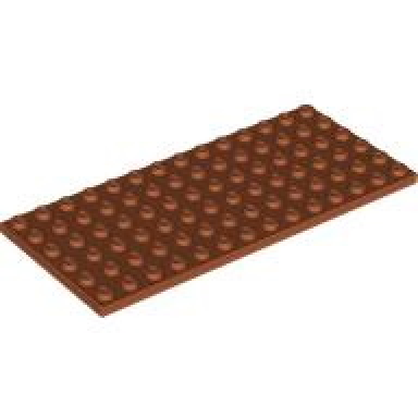 dark orange plate 6 x 14
