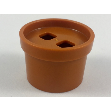 dark orange minifigure costume flowerpot