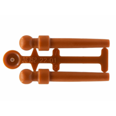 dark orange minifigure utensil wand 2 on sprue