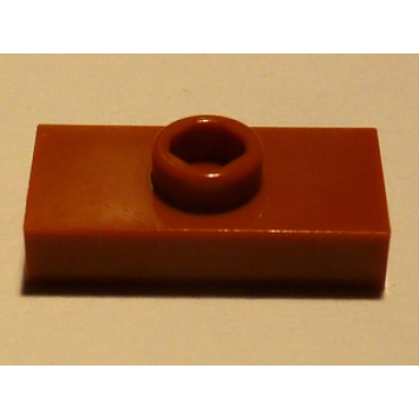 dark orange plate modified 1 x 2 with 1 stud without groove jumper