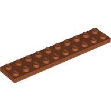 dark orange plate 2 x 10