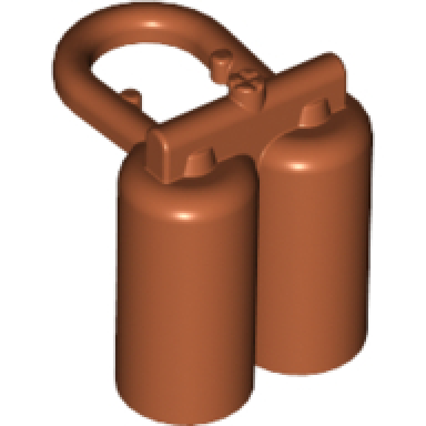 dark orange minifigure air tanks