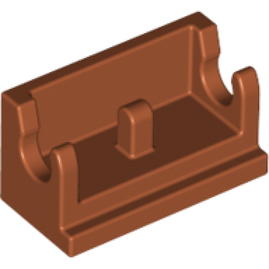 dark orange hinge brick 1 x 2 base