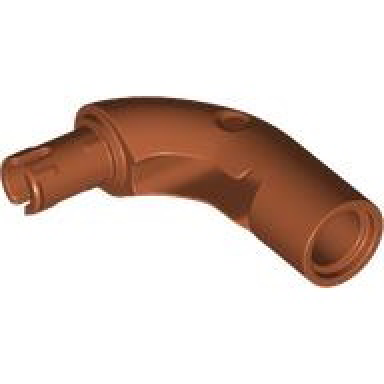 dark orange arm long with technic pin and pin hole