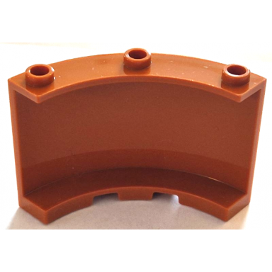 dark orange cylinder quarter 4 x 4 x 3