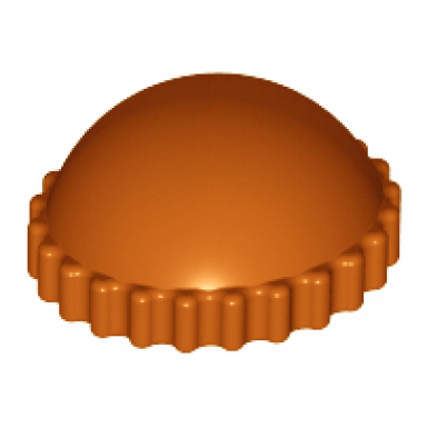 dark orange minifigure headgear cap knit