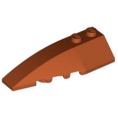 dark orange wedge 6 x 2 left