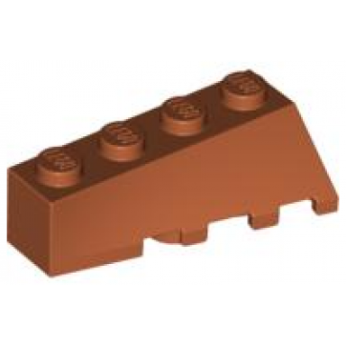 dark orange wedge 4 x 2 sloped left