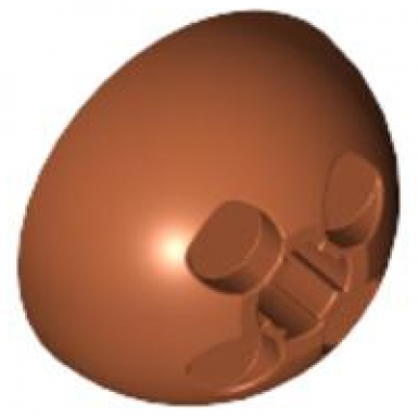 dark orange cylinder hemisphere 3 x 3 ball turret