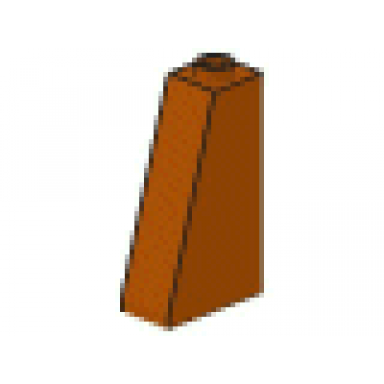 dark orange slope 75 2 x 1 x 3 - open stud
