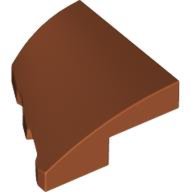 dark orange wedge 2 x 2 x 2 3 right