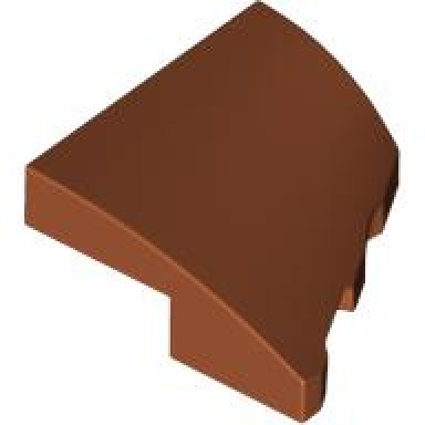 dark orange wedge 2 x 2 x 2 3 left