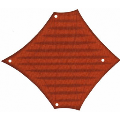 dark orange cloth sail 26 x 22 jabbas sail barge with brown line pattern
