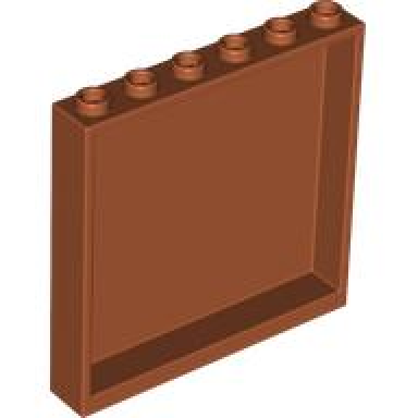 dark orange panel 1 x 6 x 5