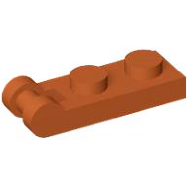 dark orange plate modified 1 x 2 with bar handle on end