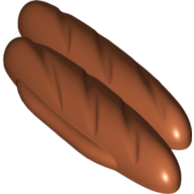 duplo french bread loaves with long side extensions