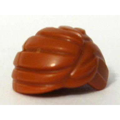 dark orange minifigure hair combed sideways