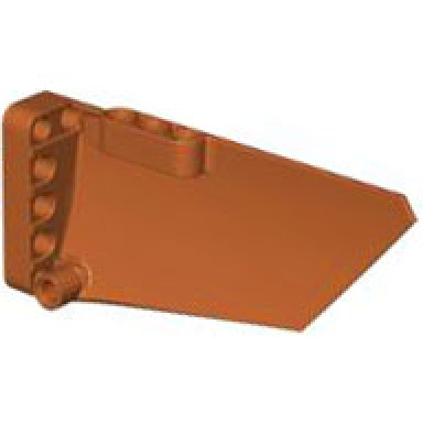dark orange technic panel fairing 17 large smooth side a