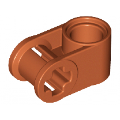 dark orange technic axle and pin connector perpendicular