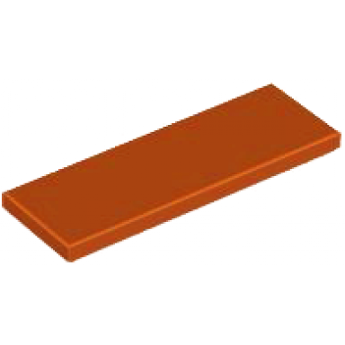 dark orange tile 2 x 6