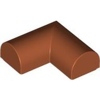dark orange slope curved 2 x 2 x 2 3 double corner