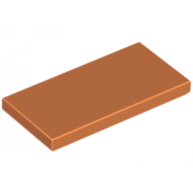 dark orange tile 2 x 4