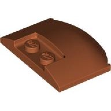dark orange wedge 3 x 4 x 2 3 triple curved