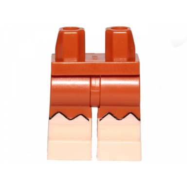 dark orange hips and legs with light nougat bare legs and zigzag outline pattern 2