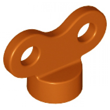 dark orange minifigure utensil toy winder key