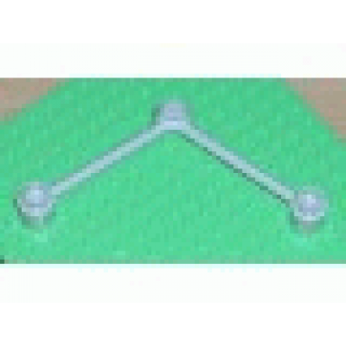 very light gray duplo support stud holder center with 2 bars angled stud holder ends
