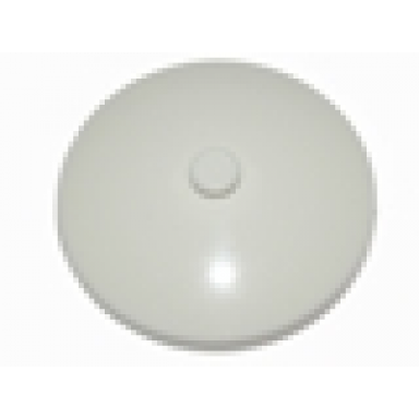 glow in dark white dish 4 x 4 inverted radar with solid stud