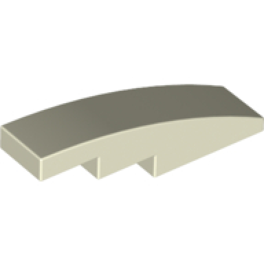 glow in dark white slope curved 4 x 1