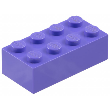lilac brick 2 x 4