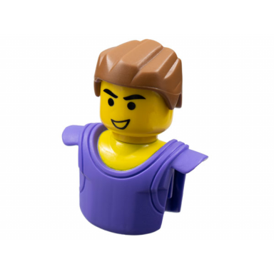 lilac sports promo figure torso and head assembly mcdonalds set 3 7917
