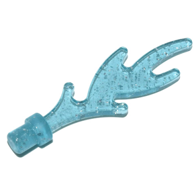 glitter trans-light blue wave rounded straight with bar end castle dragon flame seaweed water