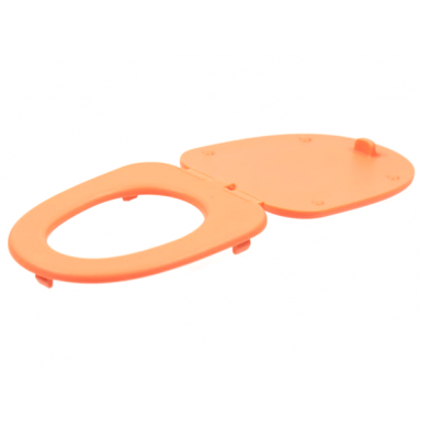 salmon scala toilet seat and lid