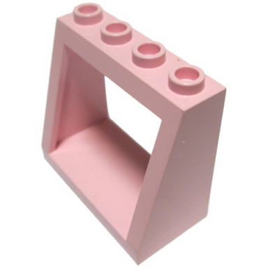 pink windscreen 2 x 4 x 3 frame - hollow studs