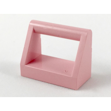 pink tile modified 1 x 2 with bar handle