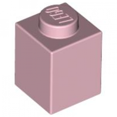 pink brick 1 x 1