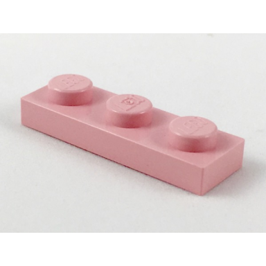 pink plate 1 x 3