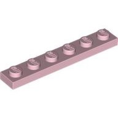 pink plate 1 x 6