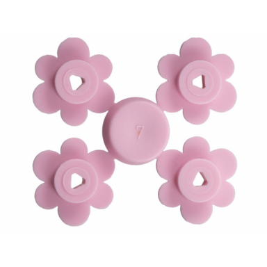 pink plant flower small 4 on sprue