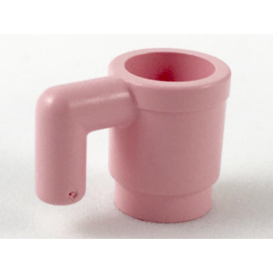 pink minifigure utensil cup