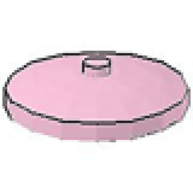 pink dish 4 x 4 inverted radar with solid stud