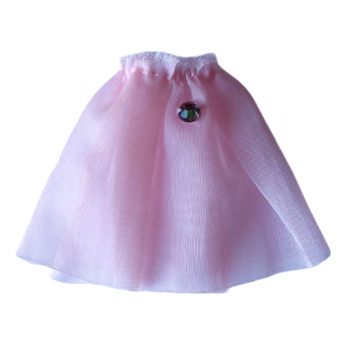 pink belville clothes skirt long sheer with jewel
